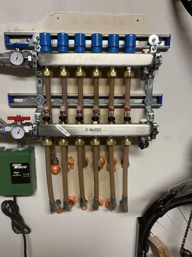 Plumber performing Leak Detection at a residential property in Markham